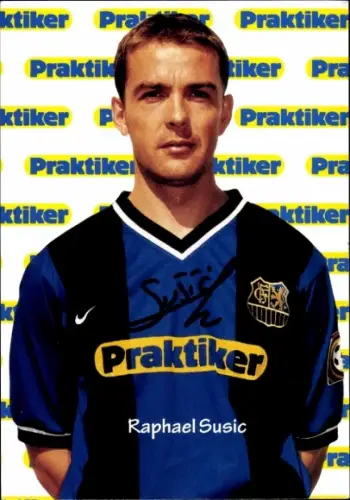 Autogrammkarte Fußballer Raphael Susic, 1. FC Saarbrücken, Autogramm