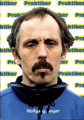 Autogrammkarte Co Trainer Wolfgang Geiger, 1. FC Saarbrücken, Autogramm