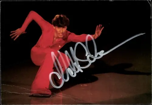 Foto Eiskunstläufer Norbert Schramm, Autogramm