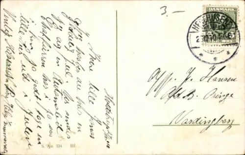 Künstler Ak Autofahrt im Regen, Automobil