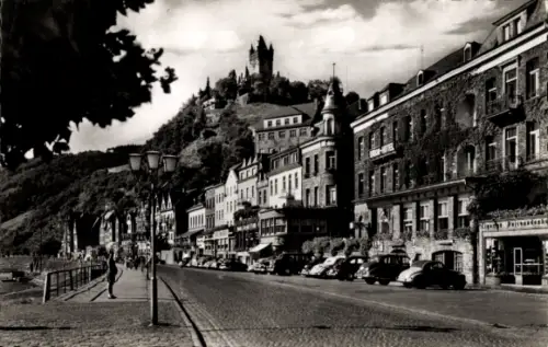Ak Cochem an der Mosel, Moselstraße, Burg