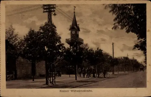 Ak Genthin am Elbe Havel Kanal, Kaiser Wilhelmstraße