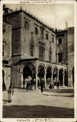 Ak Ragusa Dubrovnik Kroatien, Raguse, Dalmatie, Altes Münzhaus,  Architektur