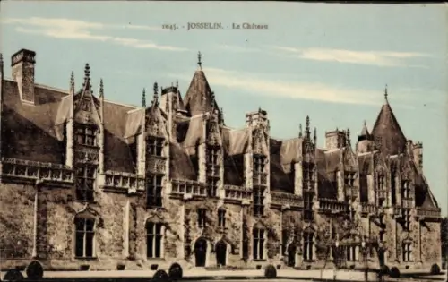 Ak Josselin Morbihan, Schloss   Architektur, 