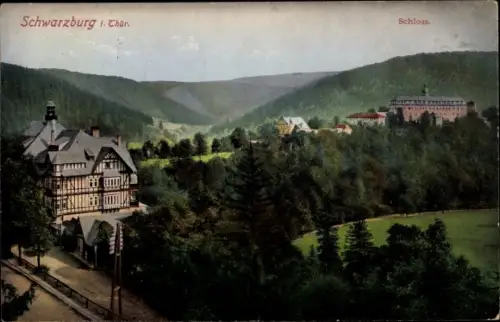 Ak Schwarzburg in Thüringen, Schloss