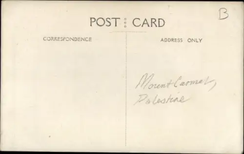 Foto Ak Israel, Berg Karmel, Karmel