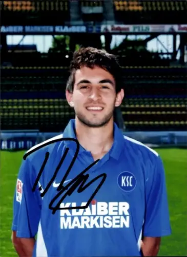 Autogrammkarte Fußballer Lukas Rupp, Karlsruher SC, Autogramm