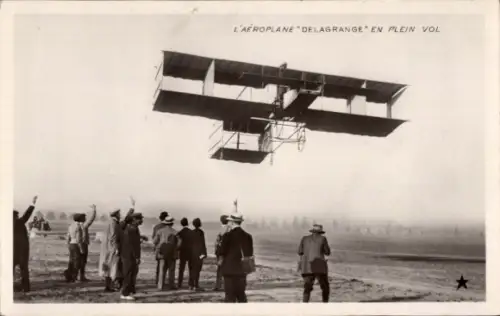 Ak Aviation, Flugzeug Delagrange im vollen Flug