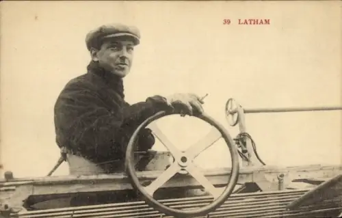 AK Geschichte der Luftfahrt, Hubert Latham