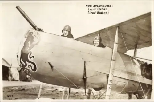 CPA Aviateurs, Lieutenant Orban, Lieutenant Brabant