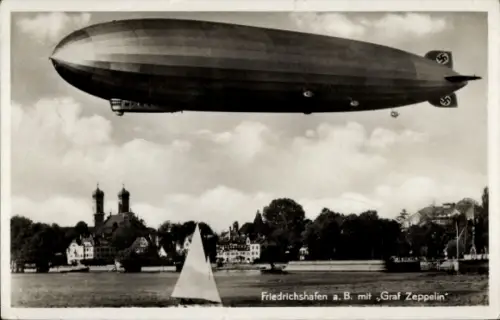 Ak Friedrichshafen am Bodensee, Graf Zeppelin, LZ 127