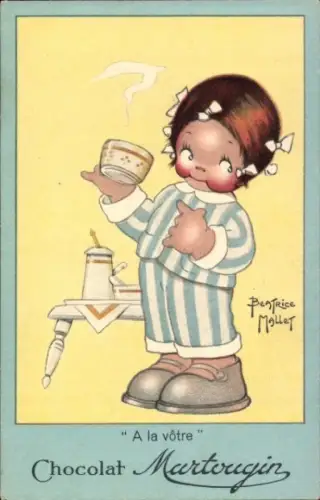 Künstler CPA Mallet, B., Reklame, Chocolat Martougin