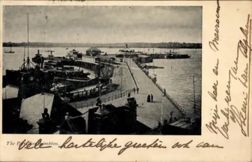 Ak Southampton Hampshire England, das Pier