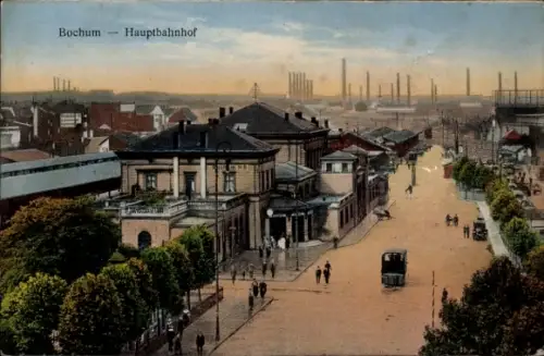 Ak Bochum im Ruhrgebiet, Hauptbahnhof