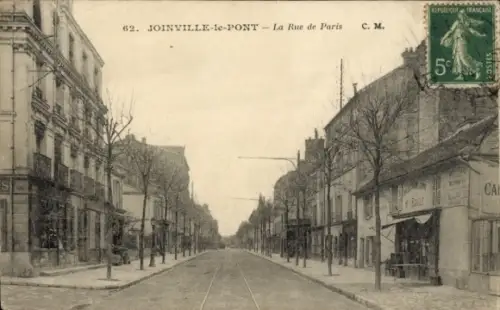 CPA Joinville le Pont Val de Marne, La Rue de Paris