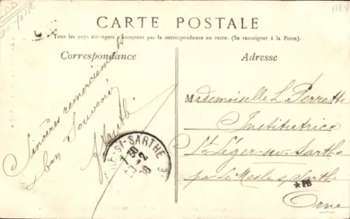 Ak Verdun Meuse, Place Mazel, Rue Mazel