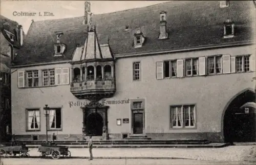 Ak Colmar Kolmar Elsass Haut Rhin, Polizei Commissariat,   Architektur, keine Personen, keine Hak