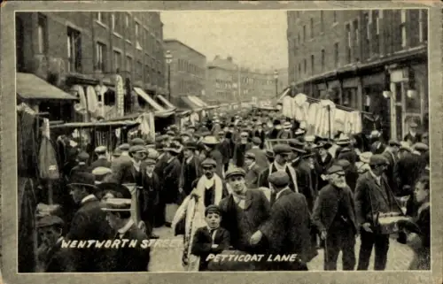 Ak London, Wentworth Street, Petticoat Lane