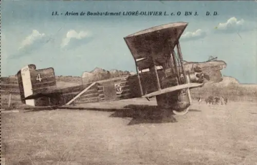 CPA Avion de Bombardement Liore-Olivier, Lioré et Olivier