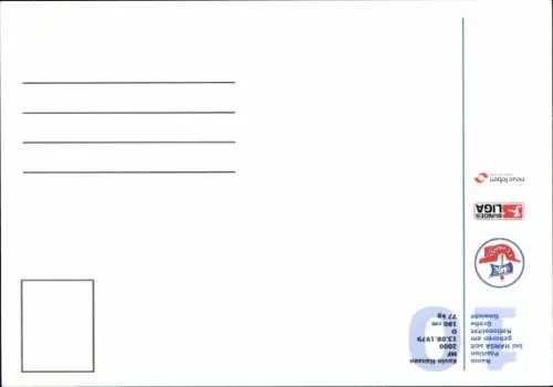 Autogrammkarte Fußballer Kevin Hansen, FC Hansa Rostock, Autogramm