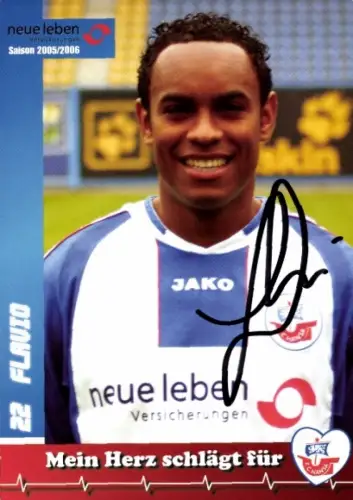 Autogrammkarte Fußballer Flavio Pereira Faroni, FC Hansa Rostock, Autogramm
