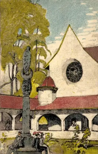 Künstler Ak Bern Stadt Schweiz, Landesausstellung 1914, Serie Dörfli