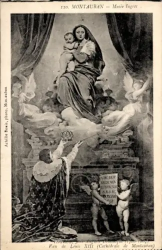 Künstler Ak Montauban Tarn et Garonne, Musée Ingres, Kathedrale, Louis XII