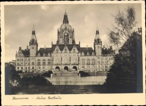 Ak Hannover, Neues Rathaus