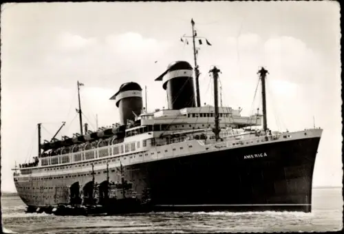 Ak Schnelldampfer America, USL