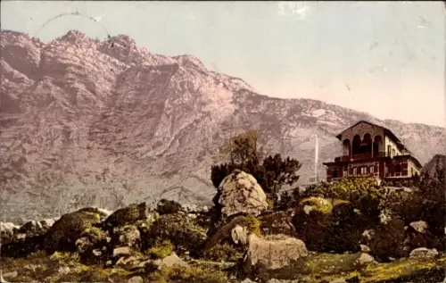 Ak Garmisch Partenkirchen in Oberbayern, Jagdschloss Schachen