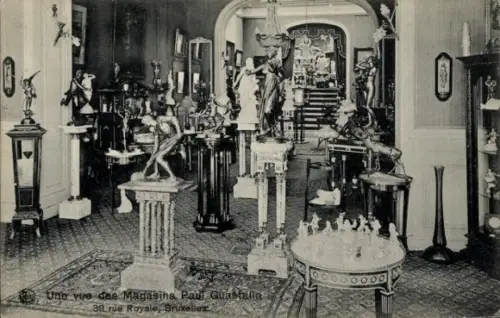 CPA Bruxelles Bruxelles, Une vue des Magasins Paul Guastalla, 39, Rue Royale