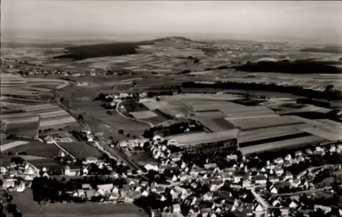 Ak Dürmentingen in Württemberg, Landschaftsaufnahme, landwirtschaftliches Gebiet, Dörfer im Vorde