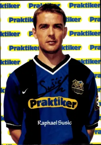 Autogrammkarte Fußballer Raphael Susic, 1. FC Saarbrücken, Autogramm