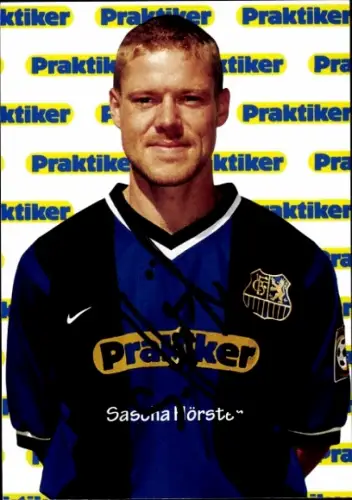 Autogrammkarte Fußballer Sascha Hörster, 1. FC Saarbrücken, Autogramm