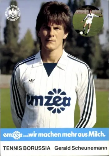 Autogrammkarte Fußballer Gerald Scheunemann, Tennis Borussia Berlin, Autogramm