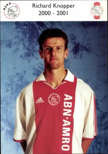 Autogrammkarte Fußballer Richard Knopper, Ajax Amsterdam