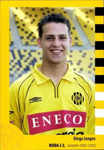 Autogrammkarte Fußballer Diego Longen, Roda J. C.