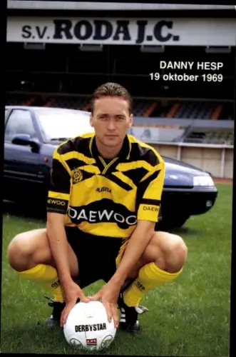 Autogrammkarte Fußballer Danny Hesp, S. V. Roda J. C.