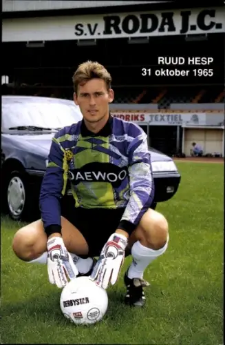 Autogrammkarte Fußballer Ruud Hesp, S. V. Roda J. C.