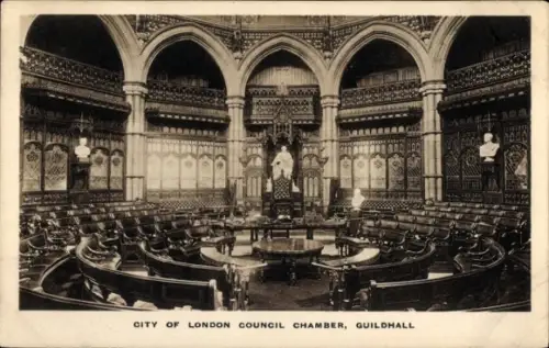 PC London City England, Council Chamber, Guildhall