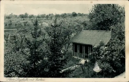 Ak Lorch im Rheingau Hessen, Heine Lugehalls mit Barten, Gartenlandschaft, Bäume, keine Personen