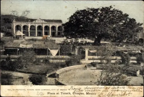 Ak Chiapas Mexico, Plaza at Tonalá