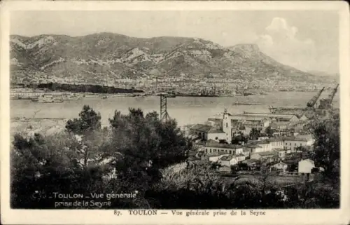 Ak Toulon Var, Gesamtansicht