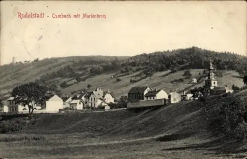 Ak Rudolstadt in Thüringen, Cumbach, Marienturm