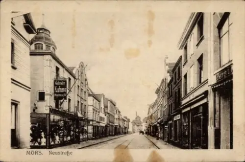 Ak Moers am Niederrhein, Neustraße