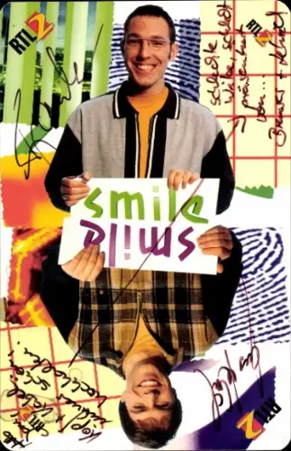 Autogrammkarte Moderator Frank Bremser, Portrait, Autogramm