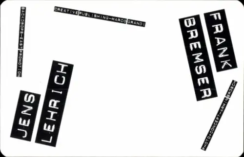 Autogrammkarte Moderator Frank Bremser, Portrait, Autogramm