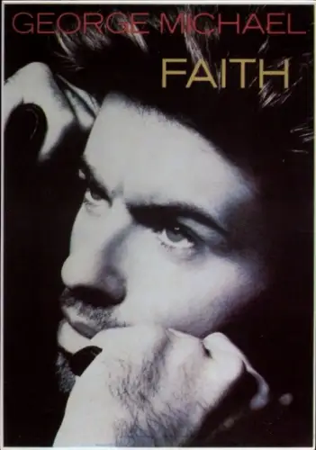 Ak Sänger George Michael, Portrait