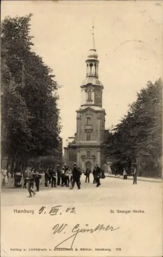 Ak Hamburg Mitte St. Georg, St. Georger Kirche