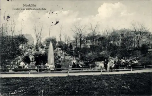 Ak Berlin Neukölln, Grotte am Wildenbruchplatz